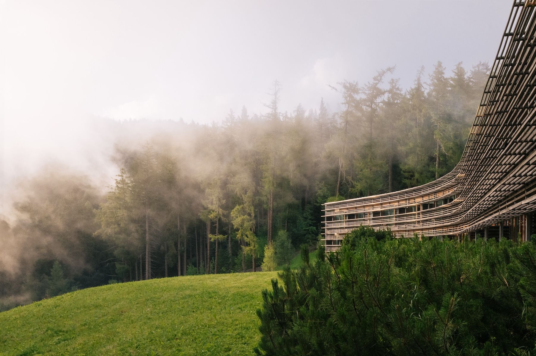 Vigilius Mountain Resort, a design hotel created by architect, Matteo Thun