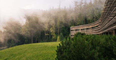 Vigilius Mountain Resort, a design hotel created by architect, Matteo Thun