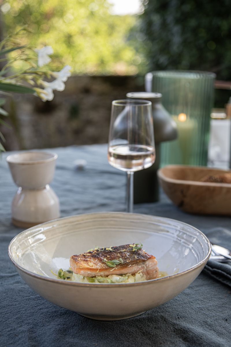 terrace countryside vista outdoor dining Maison Duroy hosts Gascogne | The Aficionados