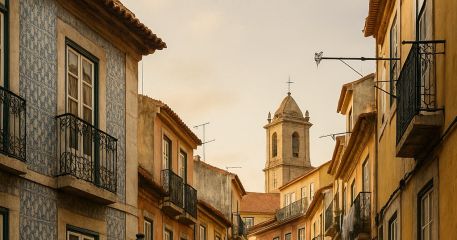 Bird's eye view across Lisbon | Bairro Alto – Lisbon’s Poetic Soul of Fado, Design and Quiet Drama