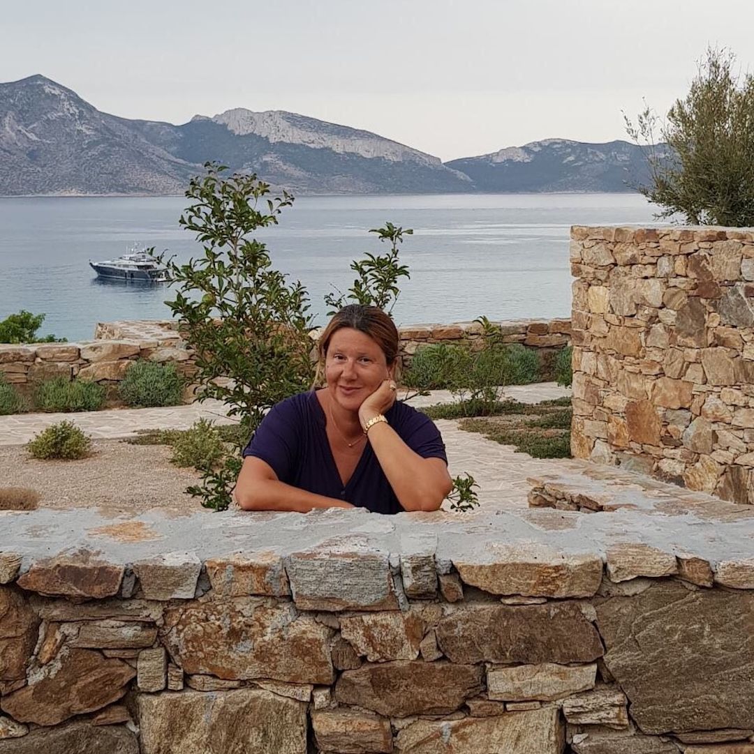 Anita Papantoniou Owner Eros Keros Villas Koufonisia | Luxury Holiday Houses in modern style of the Cyclades, Greece | The Aficionados
