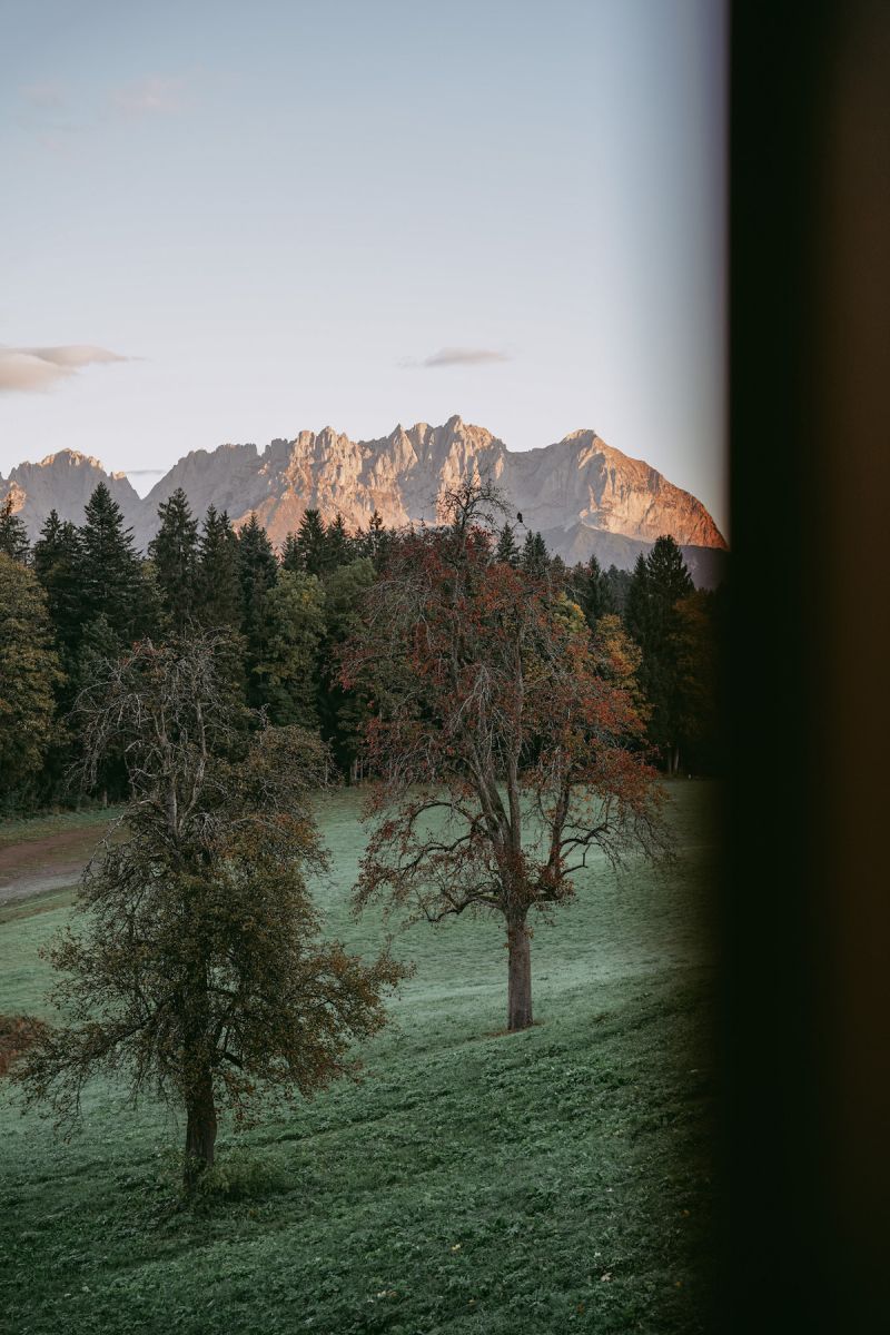 Tyrolean Mountains in the distance | Hotel Seebichl, Kitzbühel, Tyrol – Design Retreat by Lake Schwarzsee, Austria, The Aficionados 