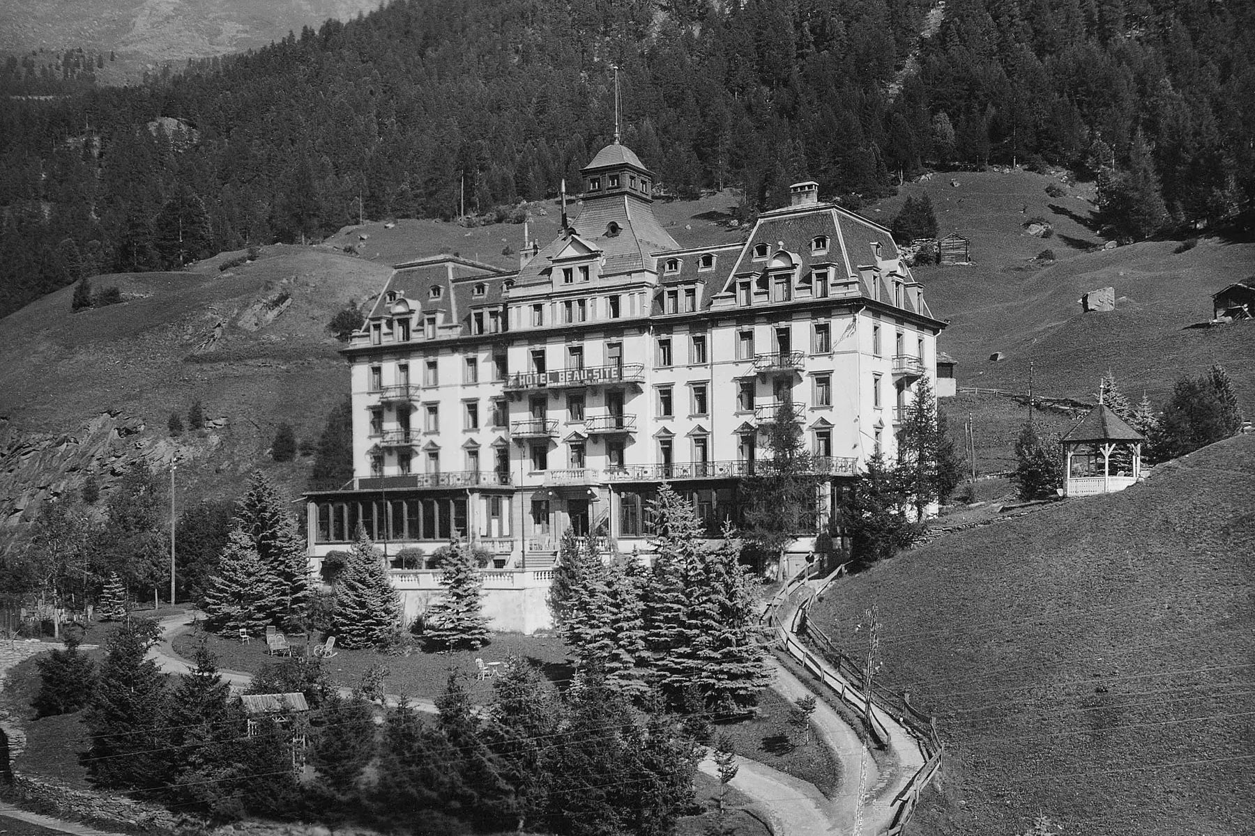 The original Grand Dame Hotel of Zermatt dating to 1904 | Beausite Boutique Hotel | Best Views of the Matterhorn in Zermatt