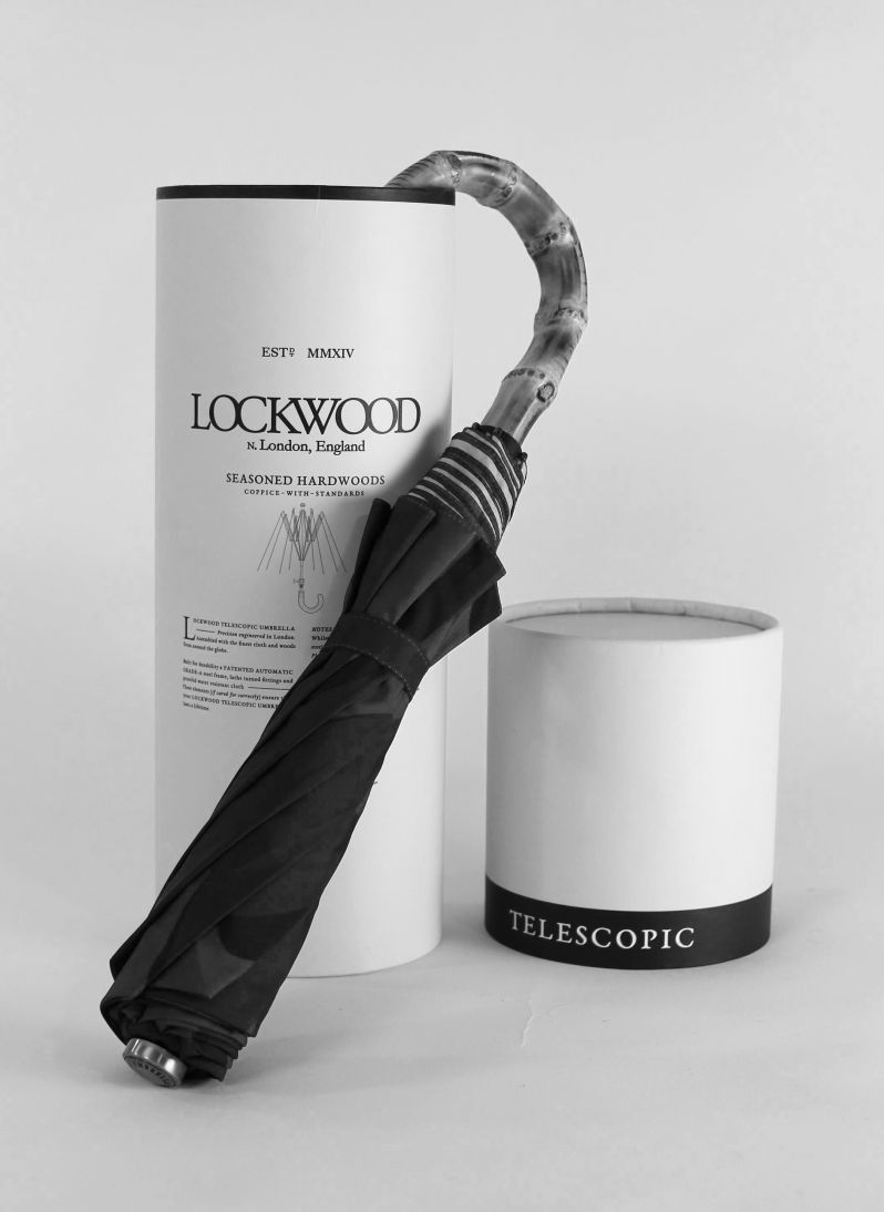 Boxed Umbrella | Lockwood Umbrellas | Crafted in London, England | The Aficionados