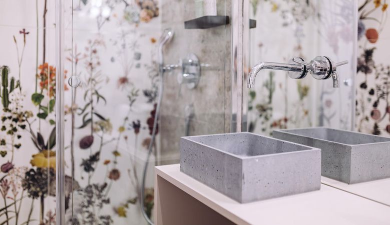 Flowers in the Bathroom | Actor Tobias Moretti Designs a Hotel Suite in Vienna | The Aficionados