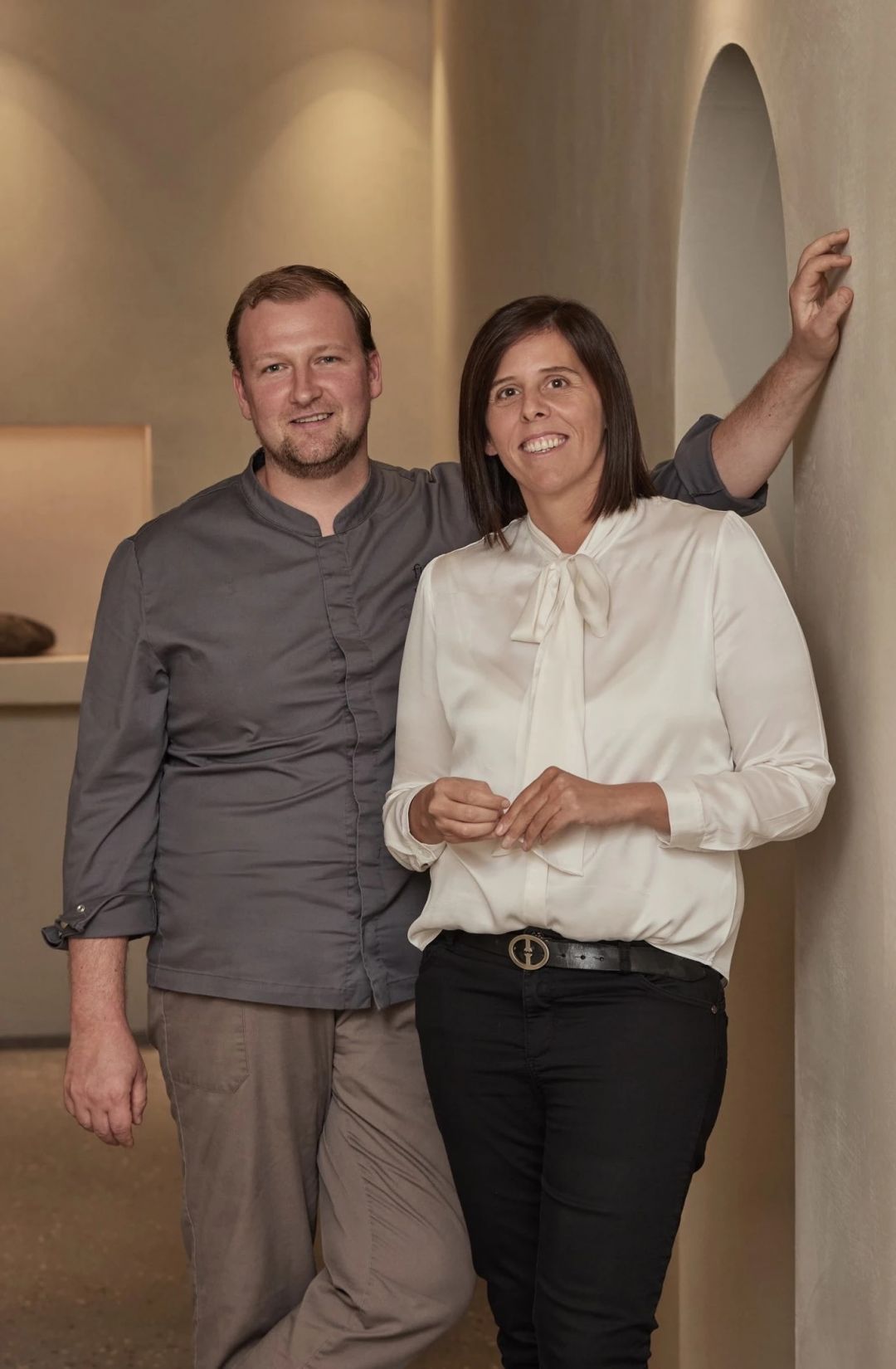 Petra and Florian Fink - Proprietors and Chefs Fink Suites & Restaurant Fink Suites Bressanone by ASAGGIO architects | Beautiful Boutique Design Hotels in the Dolomites | The Aficionados 