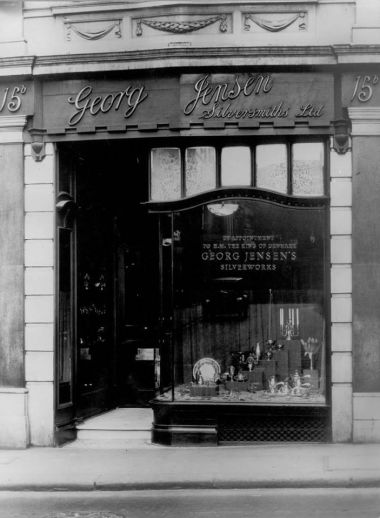 The first Georg Jensen store in London on Maddox Street in 1921