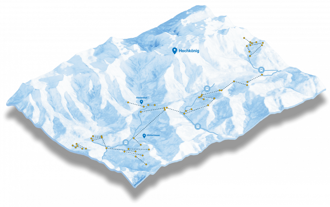 Piste Map | Skiing in Hochkönig | Ski in Austria | Travel Alps | The Aficionados