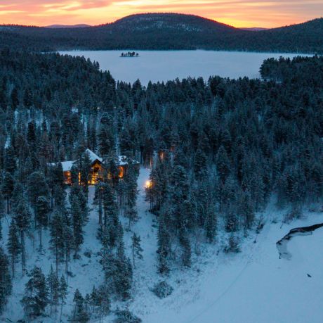 Inai Haven Lapland: Luxury Timber Villas on Lake Inari, Finland
