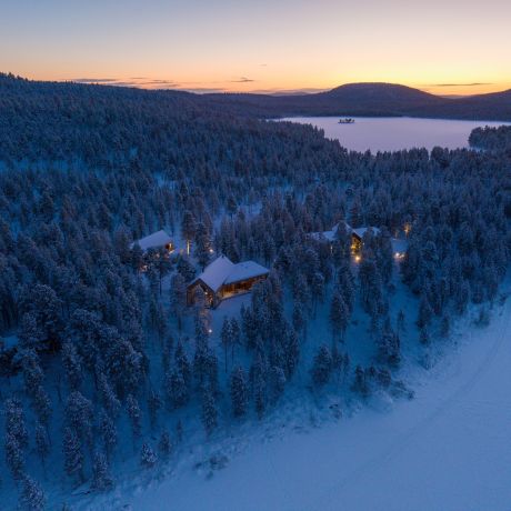 Inai Haven Lapland: Luxury Timber Villas on Lake Inari, Finland