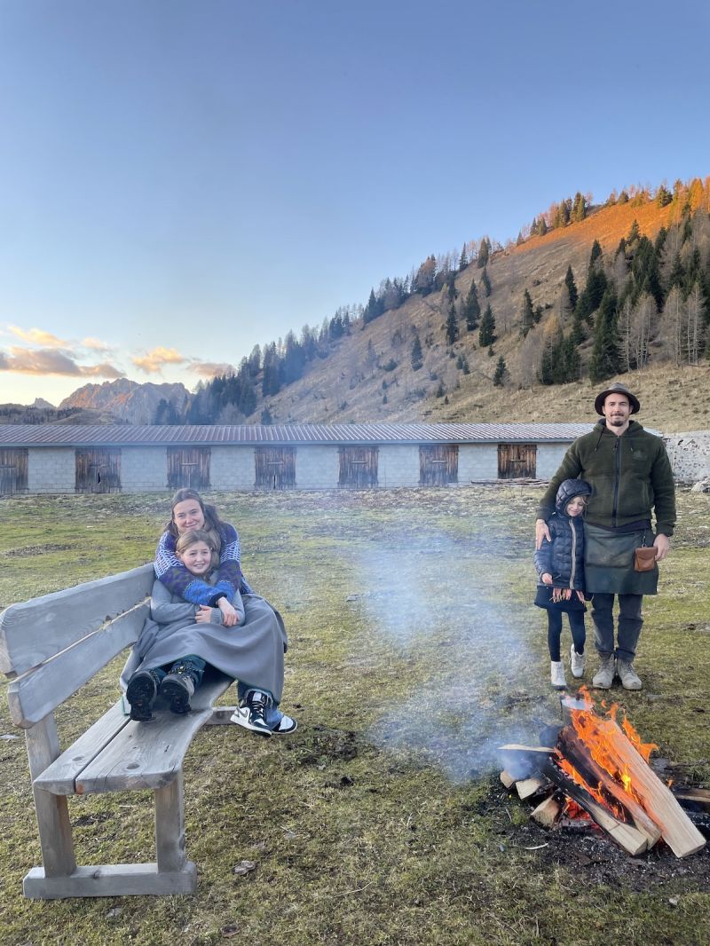 Viola & Rocco - Co owners and creators of the Borgo Eibn Mountain Lodge overlooks the Carnic Alps in Sauris, Friuli Venezia Giulia, Italy. A boutique hotel, spa & restaurant with chalet style accommodation.