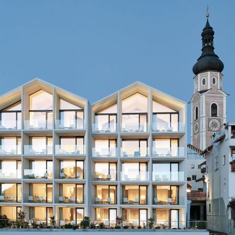 Schgaguler Hotel Castelrotto in Alpe di Siusi South Tyrol designed by Peter Pichler Architecture 