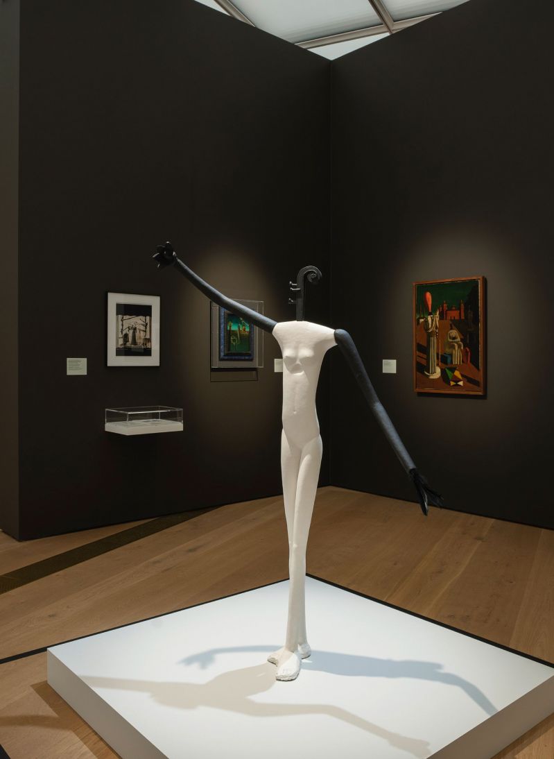 Giacometti – Dalí. Traumgärten Ausstellungsansicht Kunsthaus Zürich, 2023