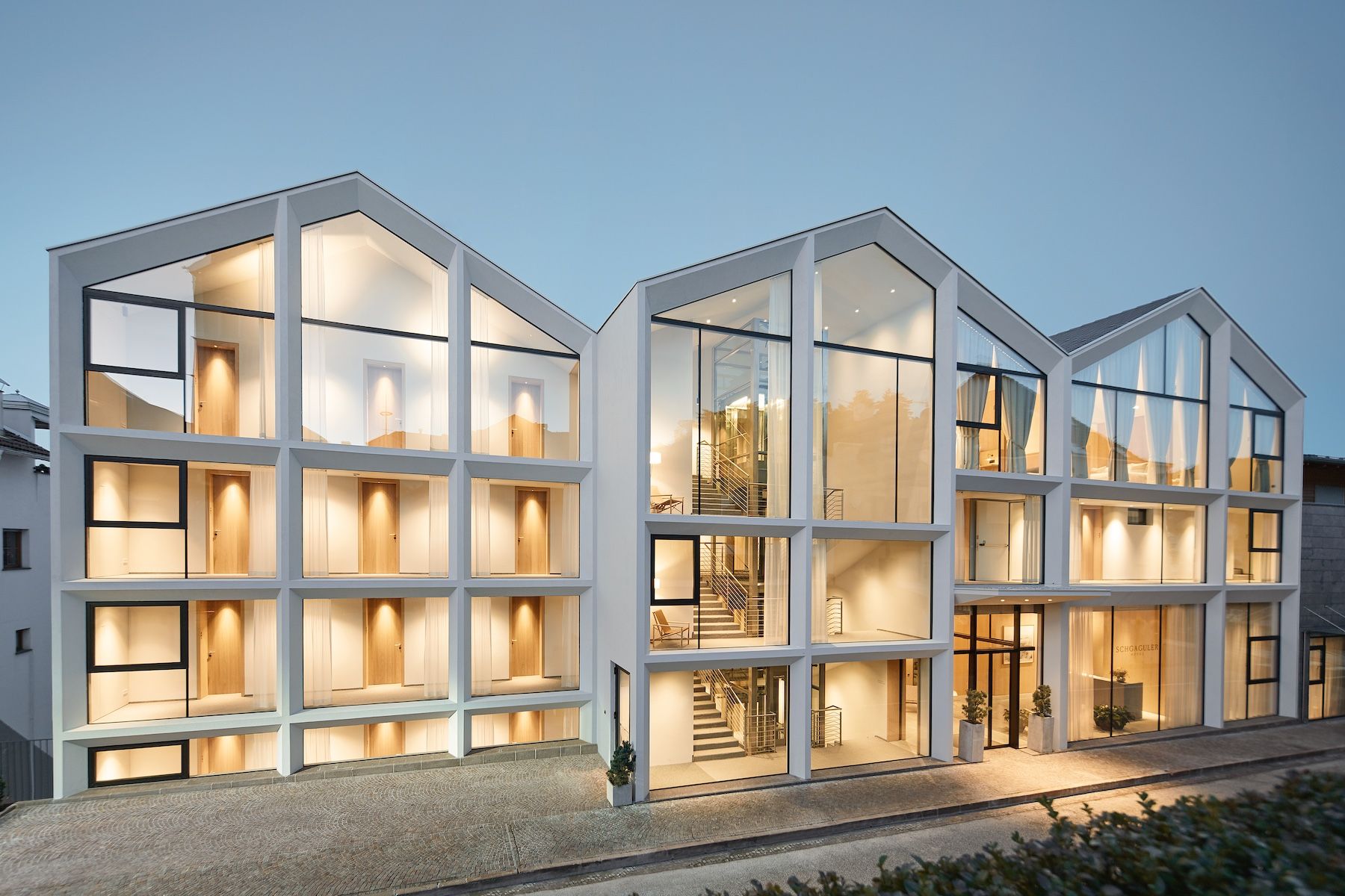 Schgaguler Hotel Castelrotto in Alpe di Siusi South Tyrol designed by Peter Pichler Architecture 