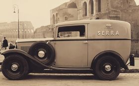 Original Delivery Van from 1920's |Serra Rome | Jewellery, Glassware Design Furniture | www.TheAficionados.com