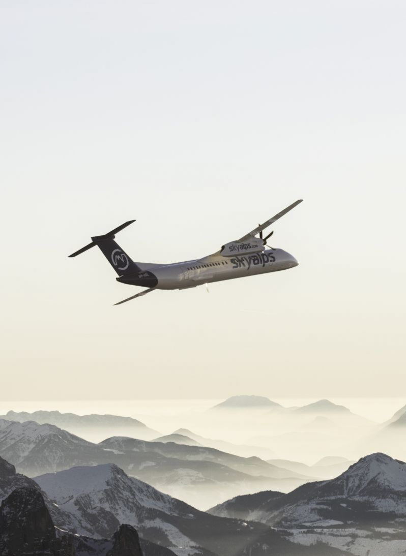 SKYALPS Airline | Flights to the Dolomites Bolzano | The Aficionados