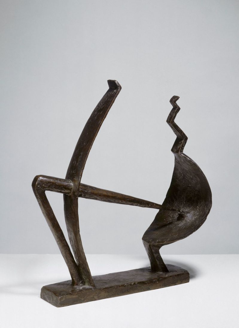 Alberto Giacometti, Homme et femme, 1928/29 Bronze, 40 x 40 x 16,5 cm Centre Pompidou, Paris, Musée national d’art moderne / Centre de création industrielle, Paris, Dation en 1984