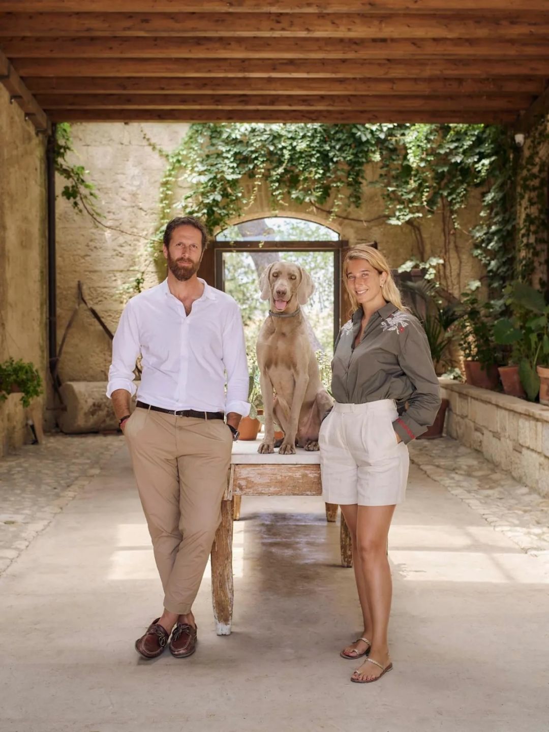 Sara and brother Manfred Rizzuto Owners of Susafa: Sustainable Luxury Hotel & Organic Farmstay in Sicily | The Aficionados 