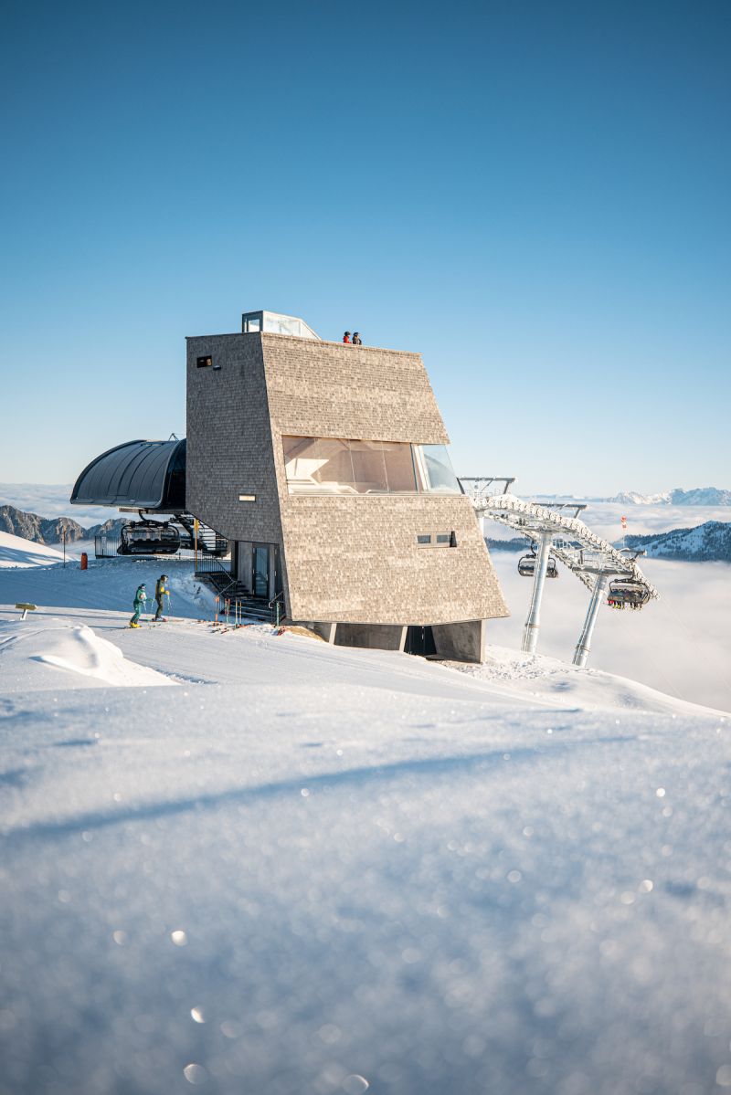 Exterior Abstract Alpine Architecture |‘Top of Alpbachtal’ by Snøhetta Architects | Ski Juwel Alpbachtal Wildschönau 