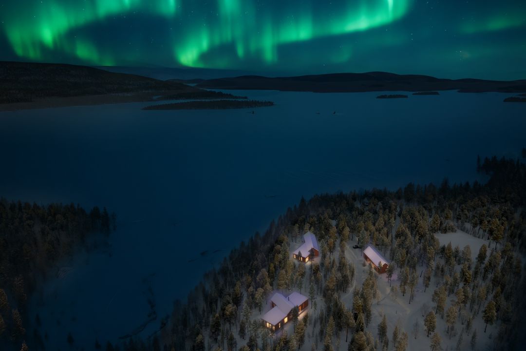 Inai Haven Lapland: Luxury Timber Villas on Lake Inari, Finland