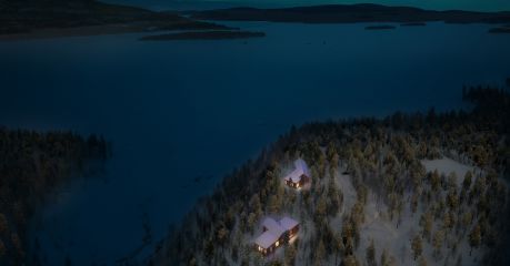 Inai Haven Lapland: Luxury Timber Villas on Lake Inari, Finland