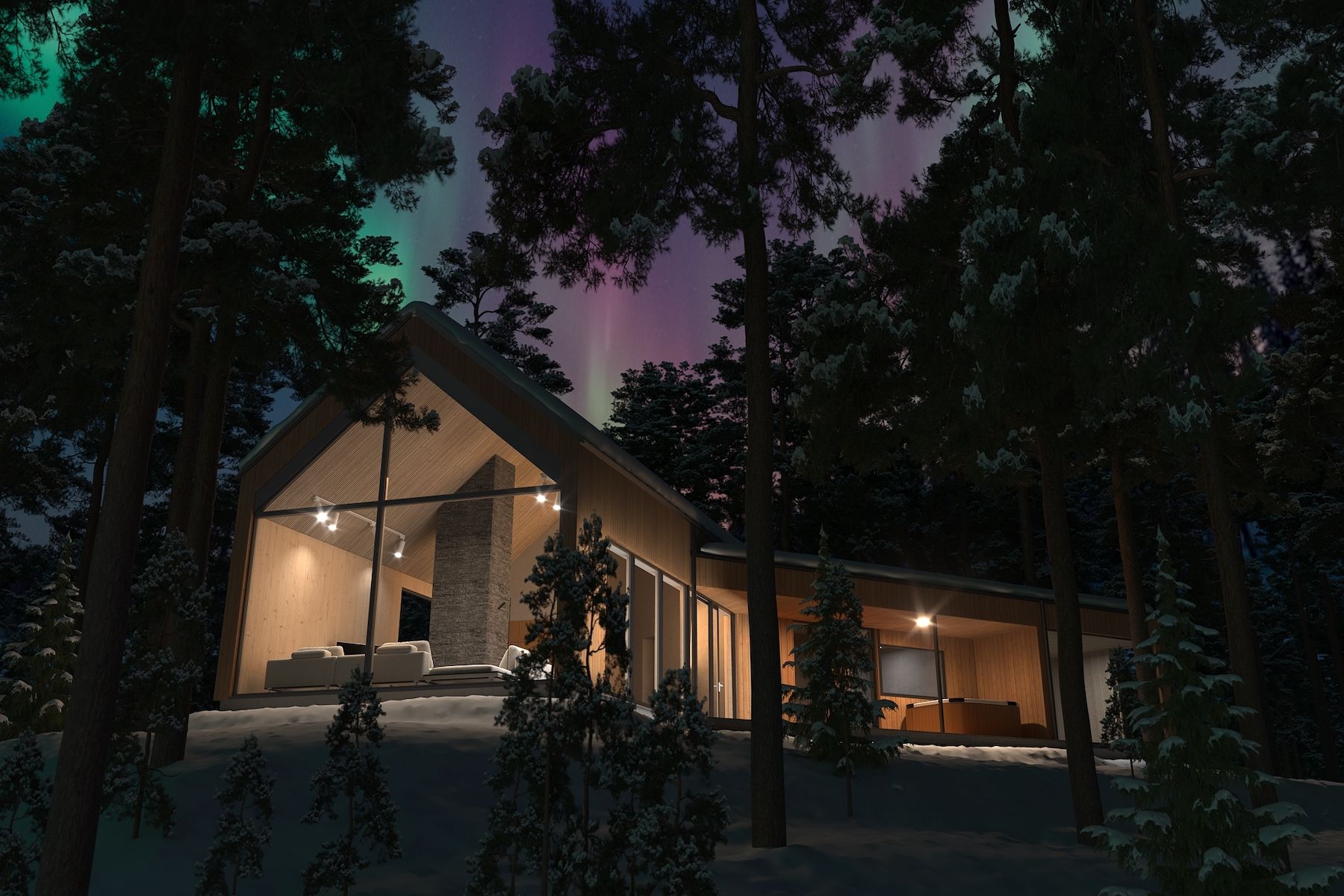 Inai Haven Lapland: Luxury Timber Villas on Lake Inari, Finland