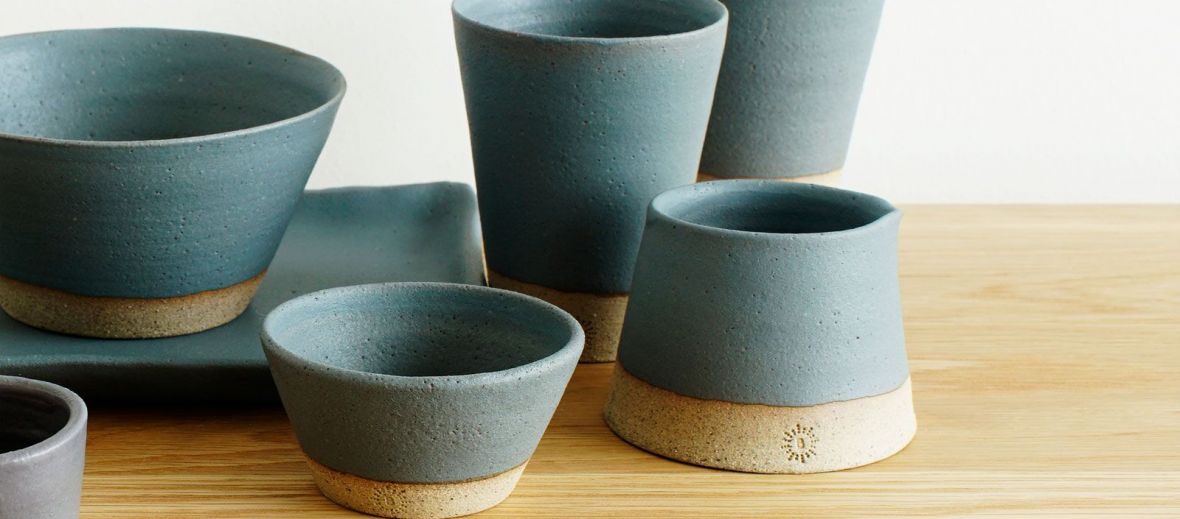 Blue-Green Pottery & Ceramics from Muck’n’Muffin: a sisterly venture of handmade goods in Dunfanaghy Ireland | Breac.House 