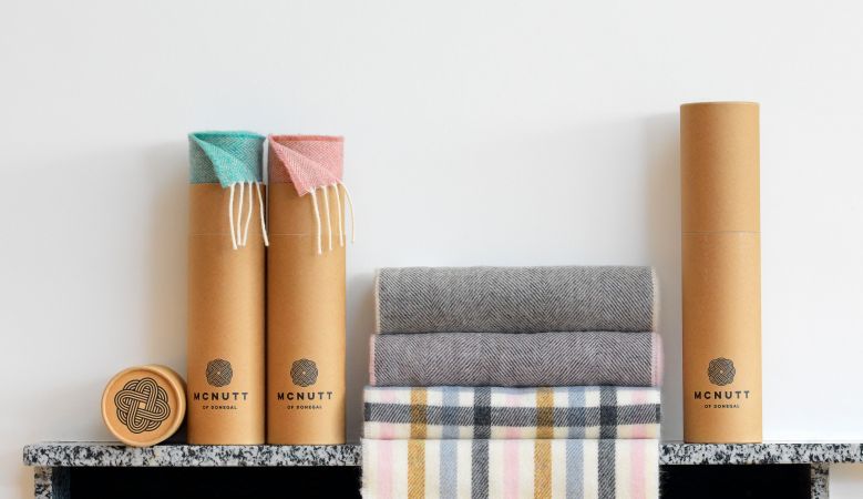 McNutt of Donegal weave tweed and Irish wool on handlooms and has evolved over the years to produce Irish linen, fabric and accessories including wool blankets.
