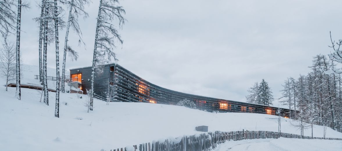 Vigilius Mountain Resort, a design hotel created by architect, Matteo Thun