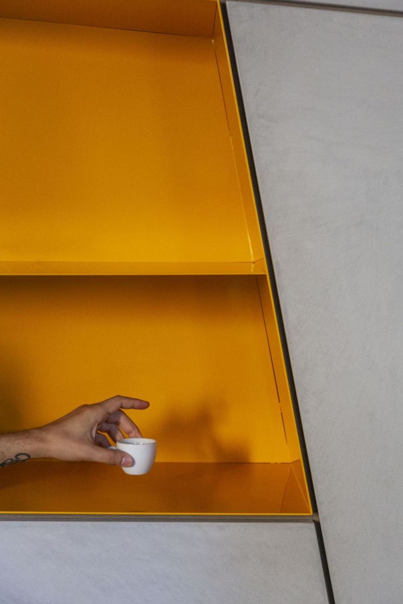 Golden Orange Tone Interior Desgin | La Bandita Hoitel Peinza |Studio Archiloop: Architects of Amazing Heritage Hotels in Italy 