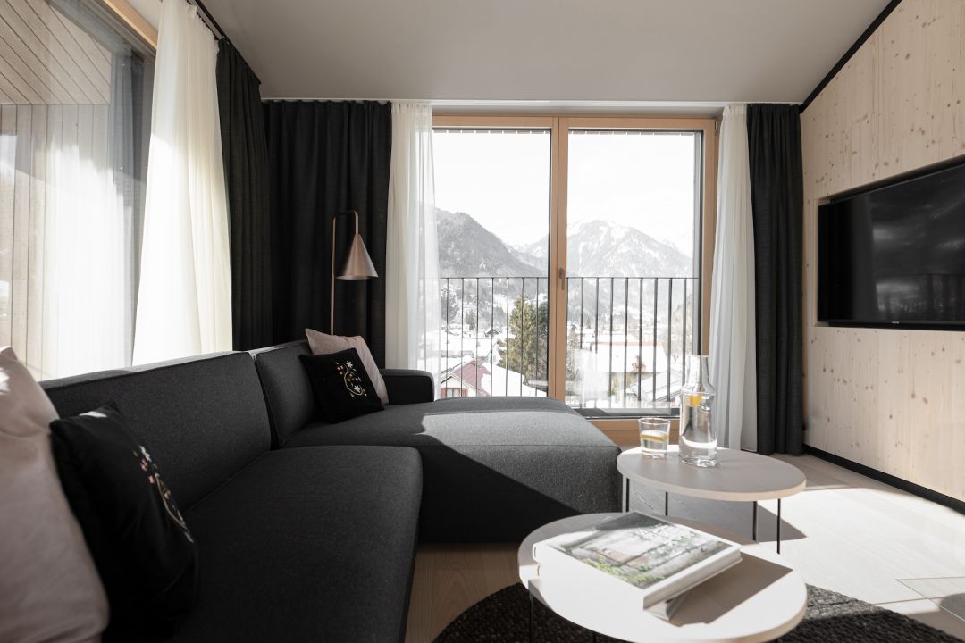 Modern Alpine Bedroom |  Design by Alpstein | New Design Hotel in Schruns, Montafon, Vorarlberg Austria | The Aficionados 