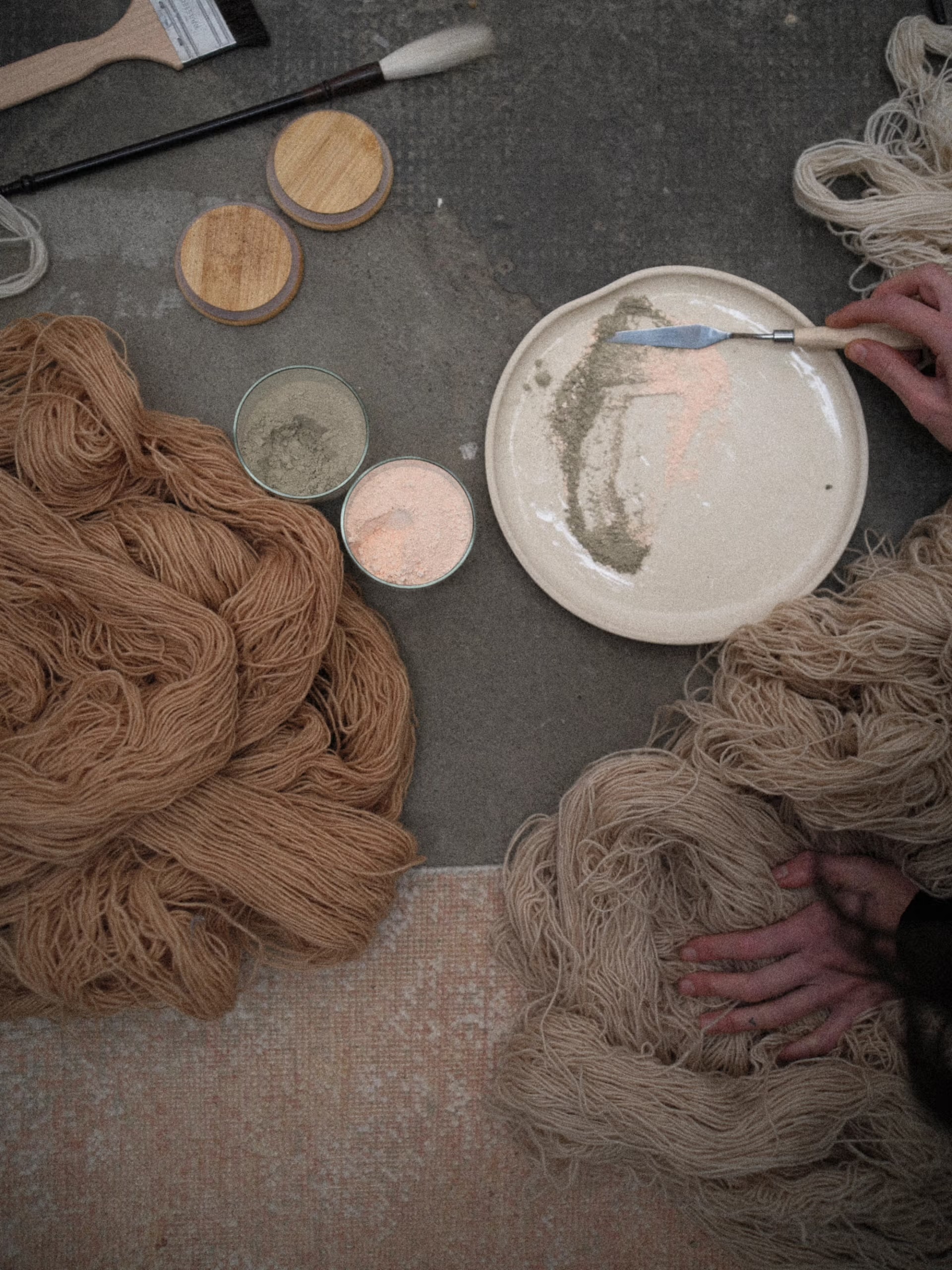 Armadillo Cirrus pure wool hand-knotted rug with pillowy raised pile in Salt colourway, ideal for bedroom or lounge