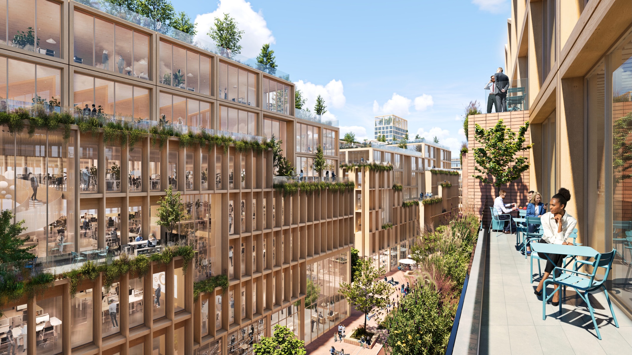 Stockholm's Wood City - Architects to create a new city of Sustainability