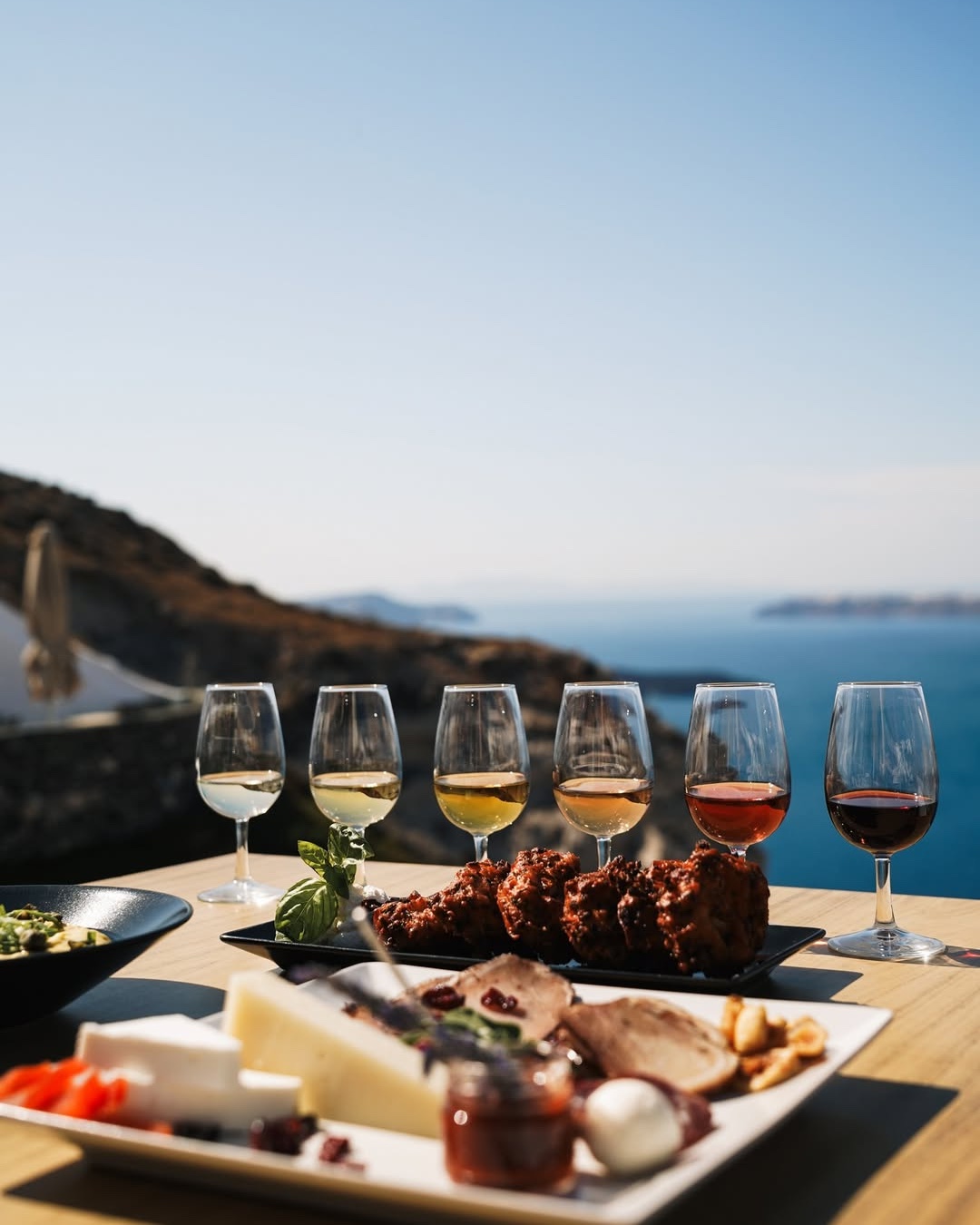 a Row of filled wines lgasses for tasting | The Vineyard Edit: Wine-Fuelled Boutique Hotels & Vineyard Stays