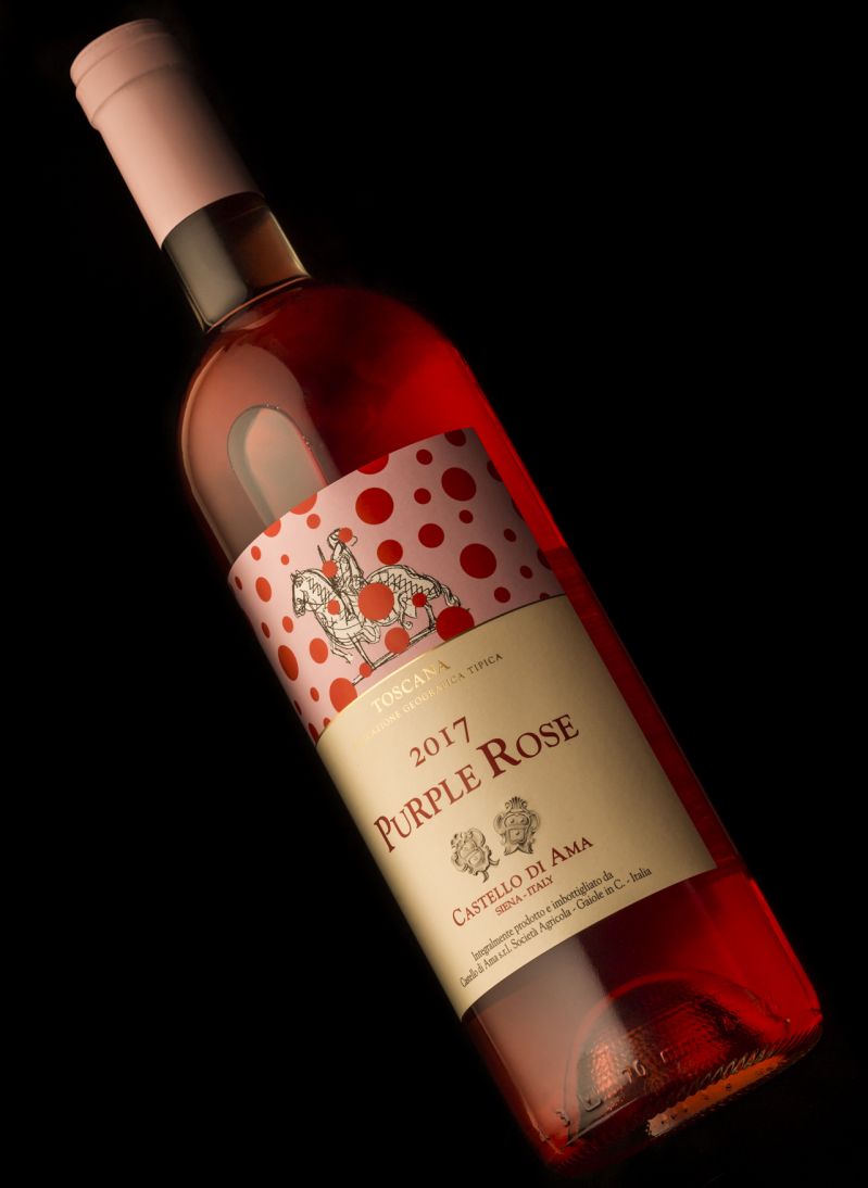 Ruby Rose wine bottle set against a black background| The Vineyard Edit: Wine-Fuelled Boutique Hotels & Vineyard Stays