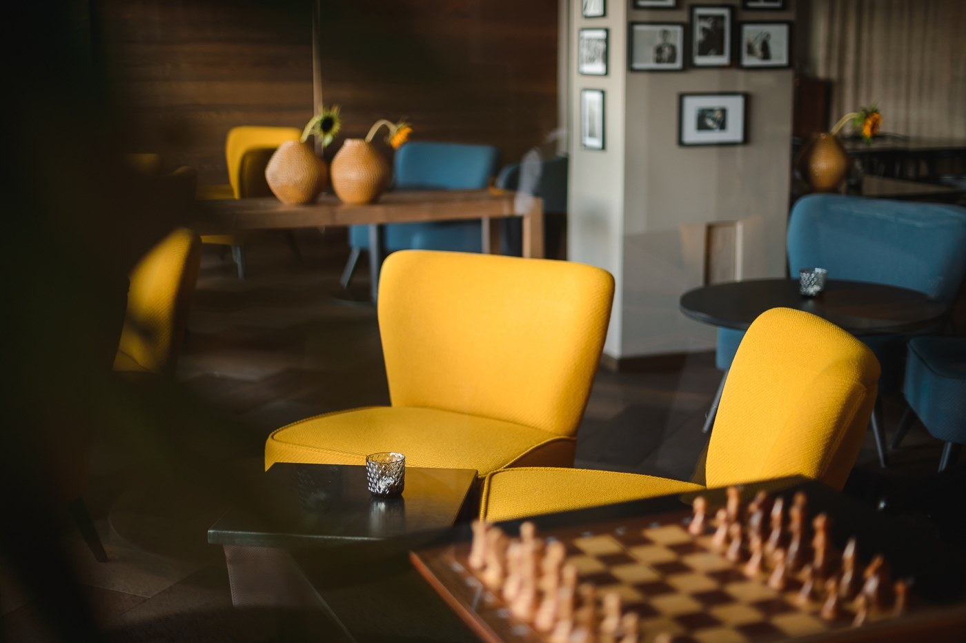 Martini Bar chairs in Yellow | Galeria del Vento by COLCIAGO | Yellow Pages: Sunshine Tones in Design, Travel & Colour Led Boutique Hotel Style