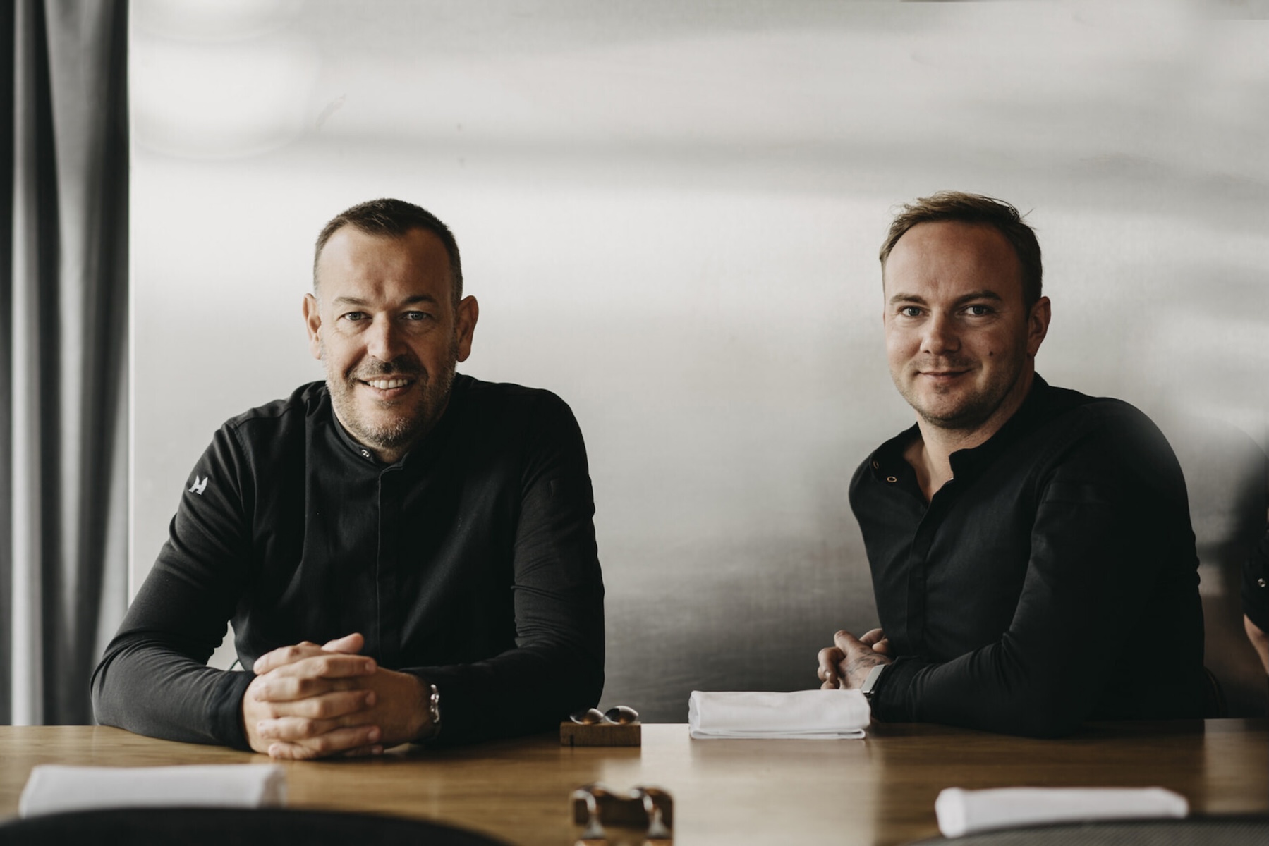 Chefs Richard van Oostenbrugge and Thomas Groot of Michelin-starred restaurants: 212, De Juwelier, Bistrot de La Mer in Amsterdam