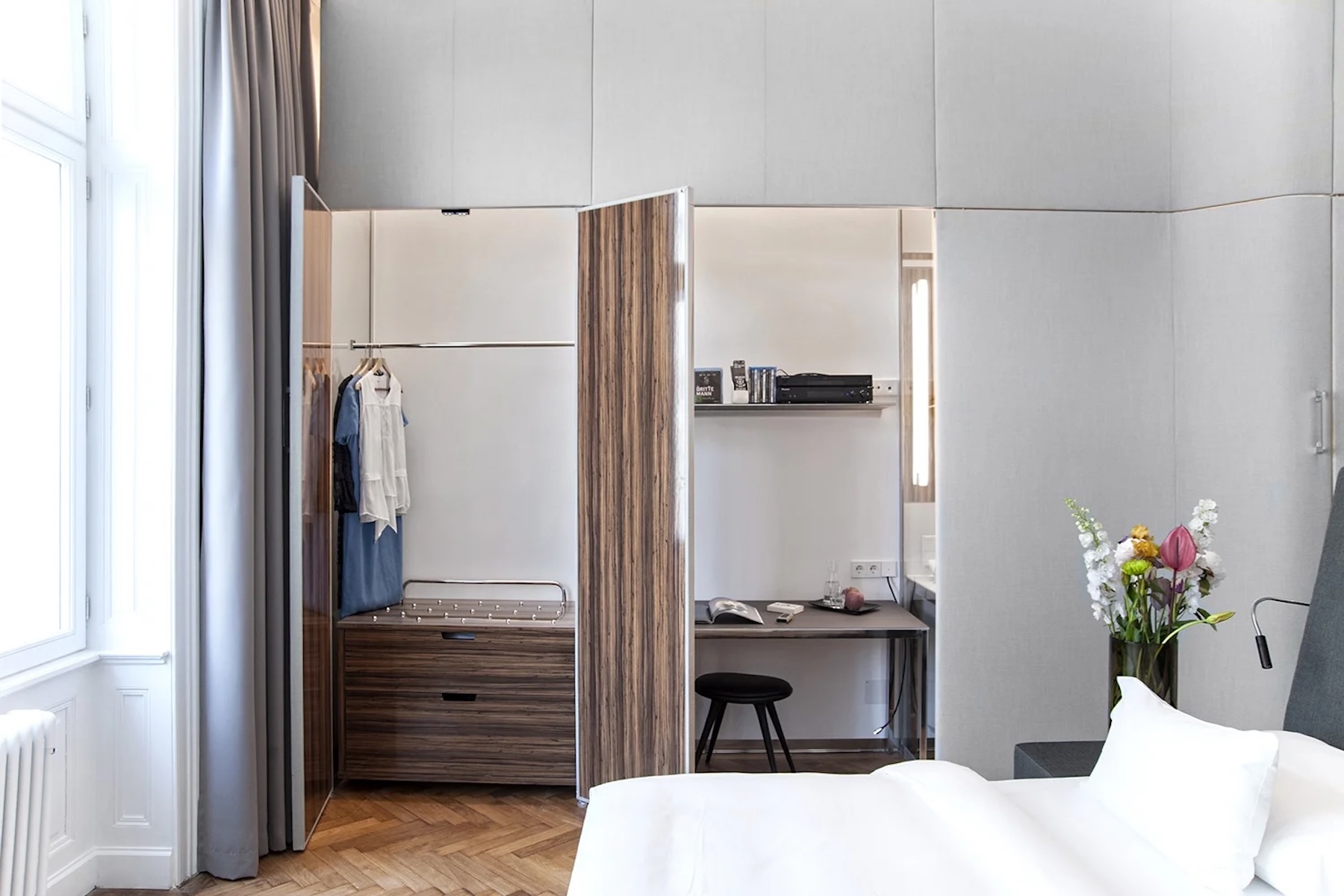 in Hotel Altstadt Vienna's room 66, by As part of our Hotel Altstadt Vienna interior design series, peek into the filmic world of architecturally trained movie buff, Gregor Eichinger.