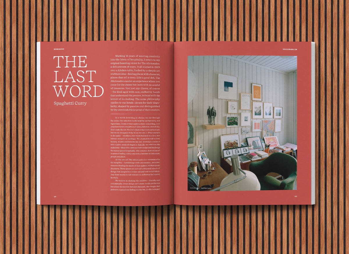 An open magazine against a wooden wall | The Design Naitives Guide to Boutique Hotels | Poetic Design Hotels & Creative Hideaways Across Europe – The Aficionados
