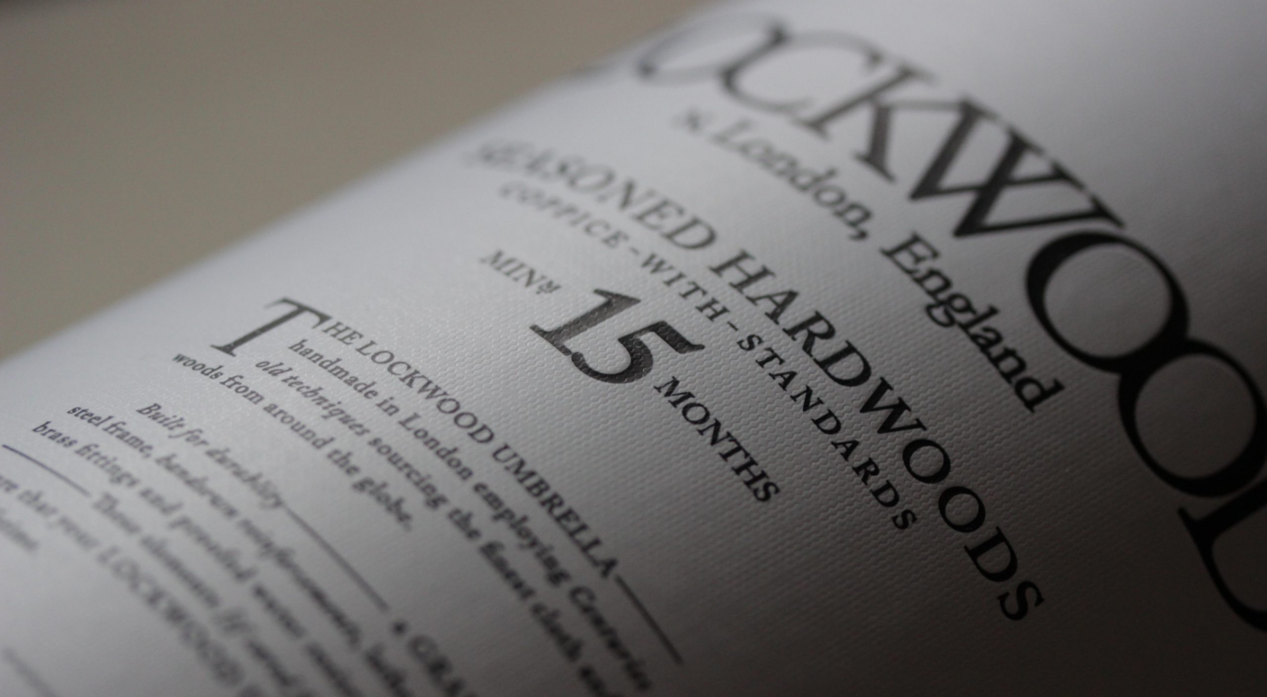 Lockwood Umbrellas | Modern, Crafted, British Classics