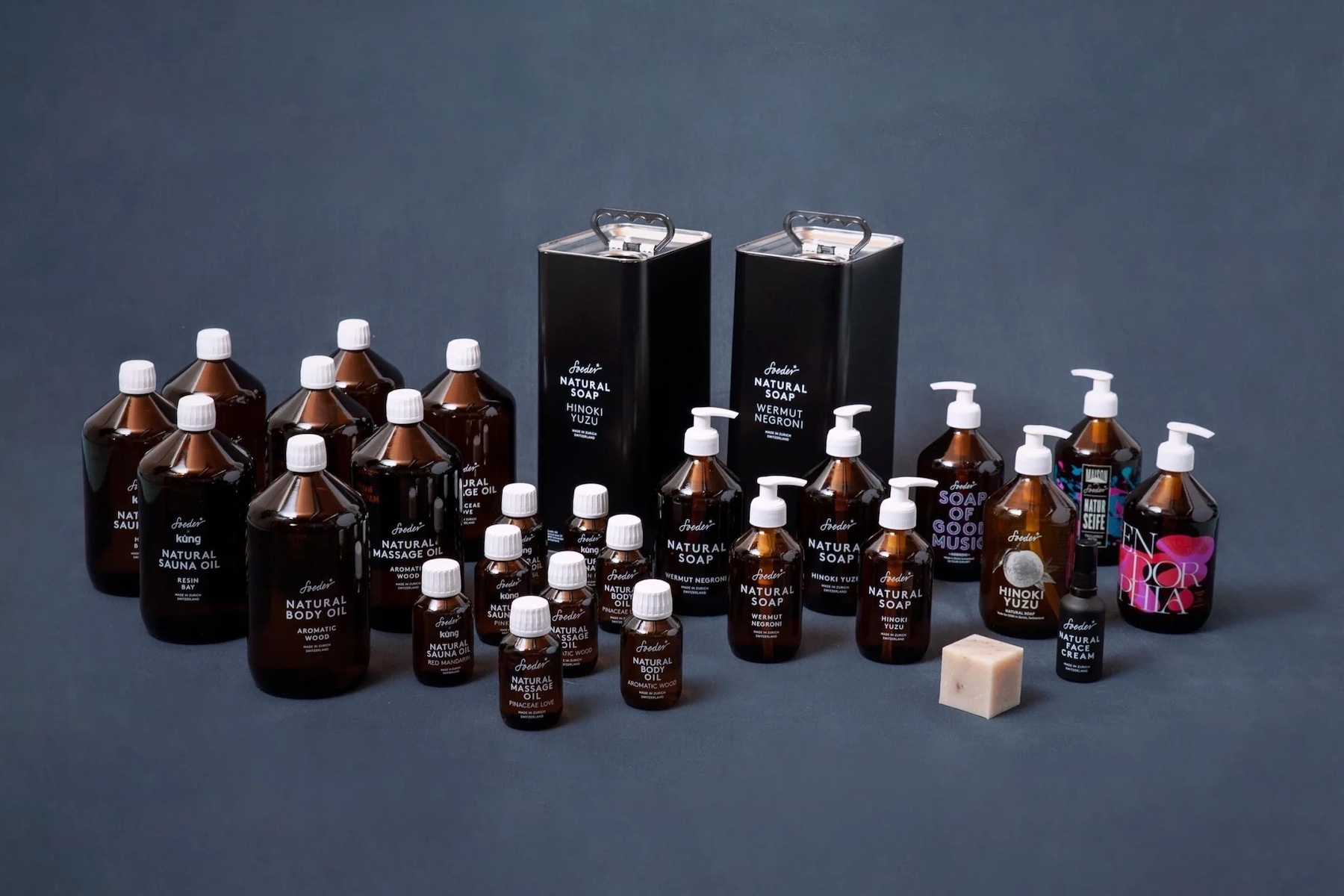 Step inside Soeder’s scent-filled Zurich factory where soap, sustainability and Swiss cool meet. From glass-bottled essentials to Monster-sized vats, this is where natural skincare gets seriously stylish