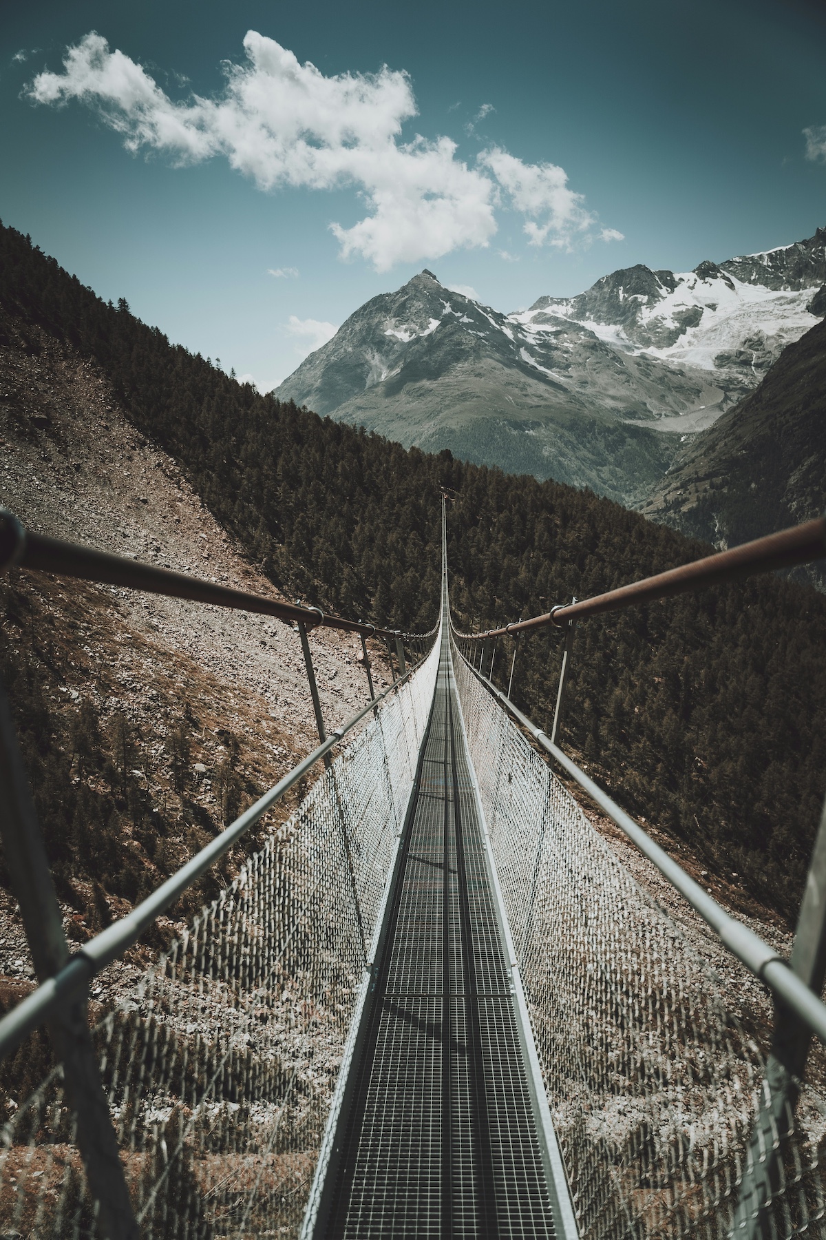 Charles Kuonen Suspension Bridge Zermatt, Switzerland