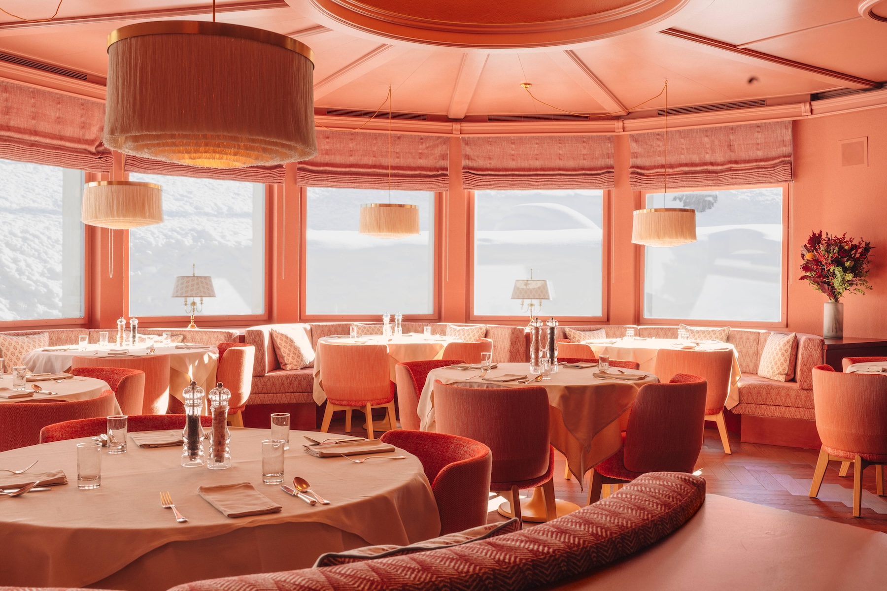 Beaustie Hotel Zermatt | Peach Melba & Co: Peach Fuzz Design, Swiss Boutique Hotels and Alpine Colour Play