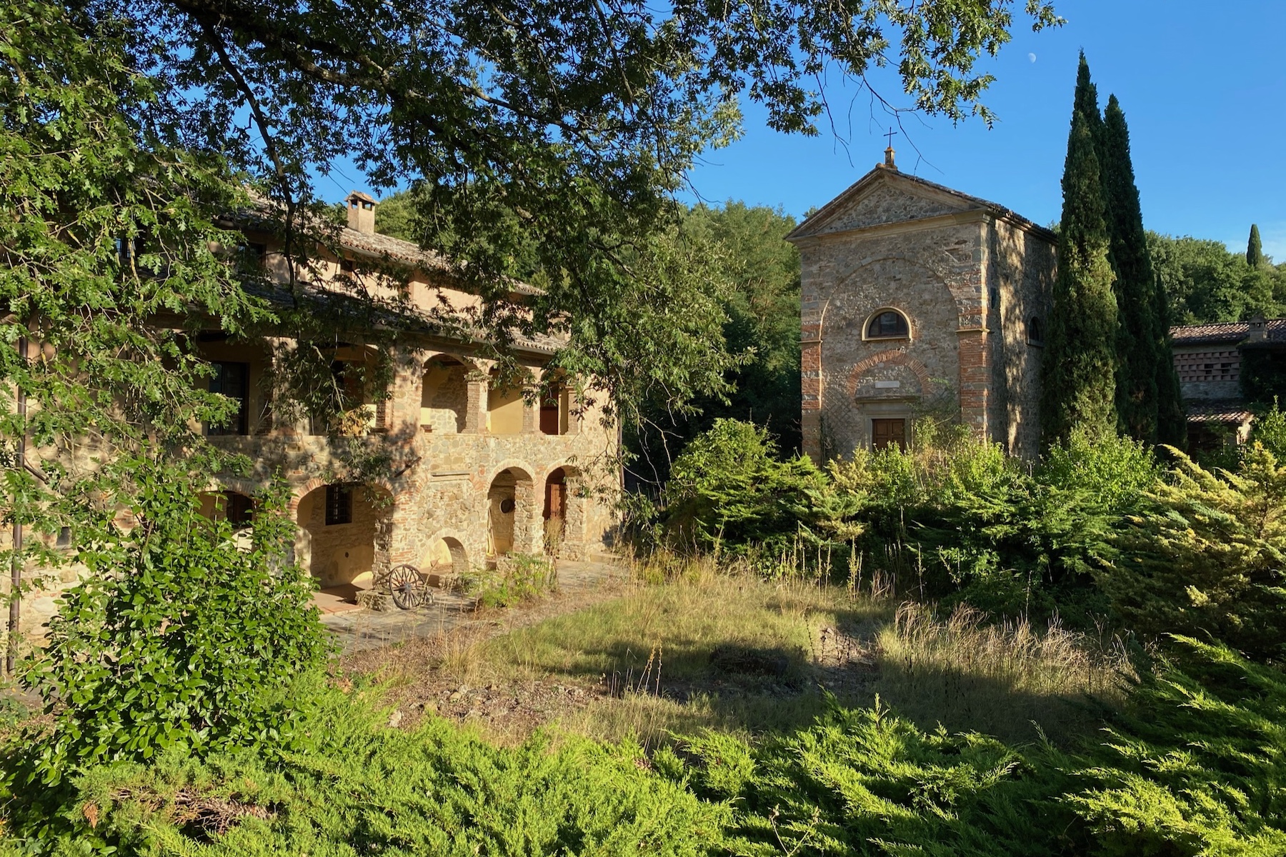 Salvage project Italy - original photograph of the building before restoration| Vocabolo Moscatelli: A 12th-Century Monastery Reborn as a Boutique Design Hotel in Umbria