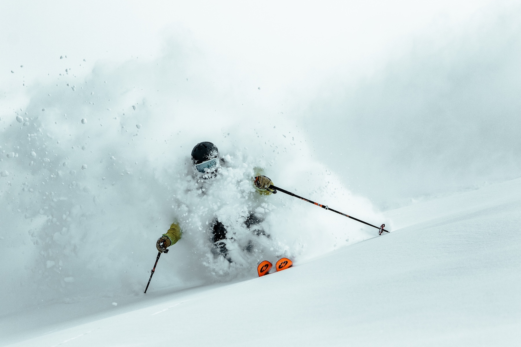 Skiing on Mount Titlis in Engelberg Switzerland