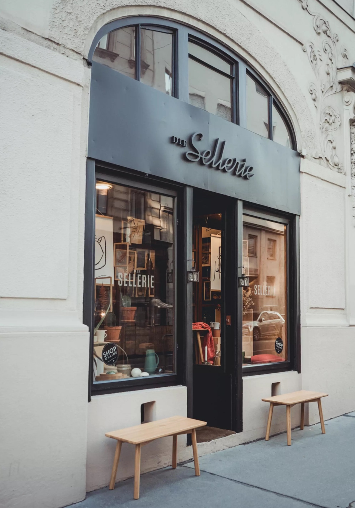 District 7 shop front Vienna | Otto & Co: The Story of Hotel Altstadt Vienna | Otto, Saskia & Lisa Wiesenthal