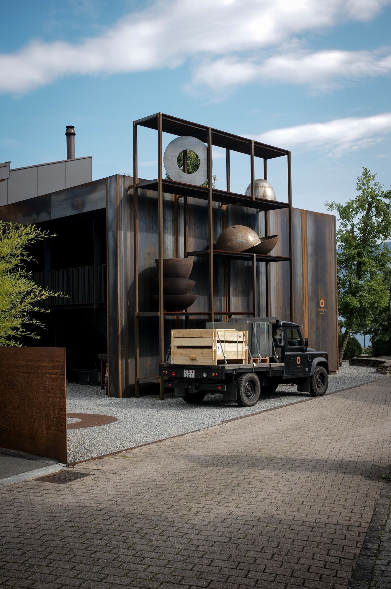 Feuerring | Sculptural Fire Grill by Andreas Reichlin, Switzerland |The Aficionados 