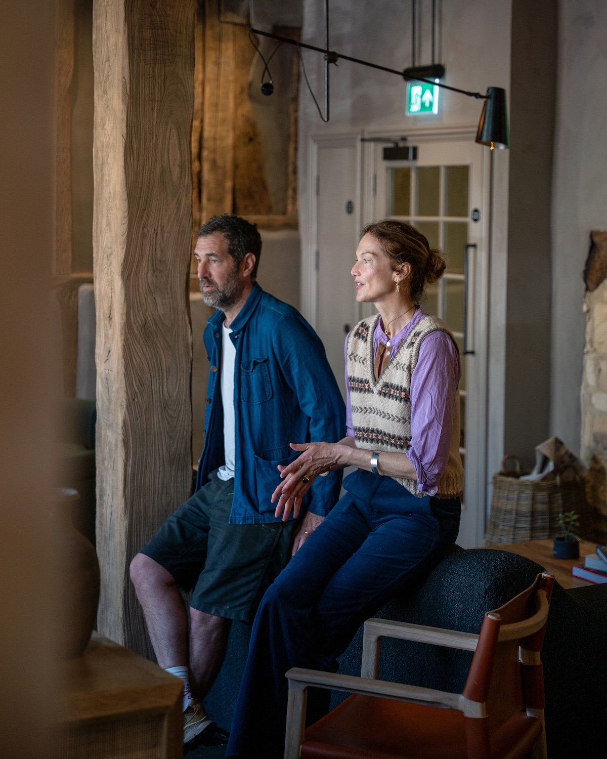 Rachel Landon and Charlie Landon Founders of WILDER BOTANICS | Dun Aluinn Curated Retreats – Wild Swimming, Yoga & Highland Culture 