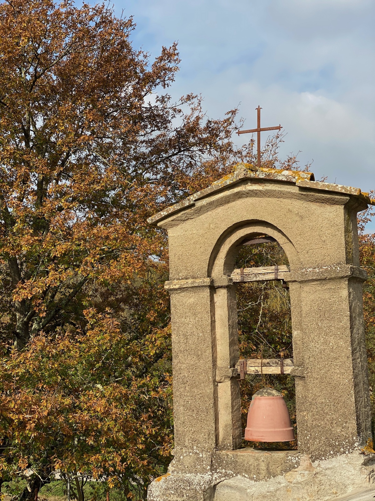 Medievel bell tower of a former monastery | Vocabolo Moscatelli: A 12th-Century Monastery Reborn as a Boutique Design Hotel in Umbria