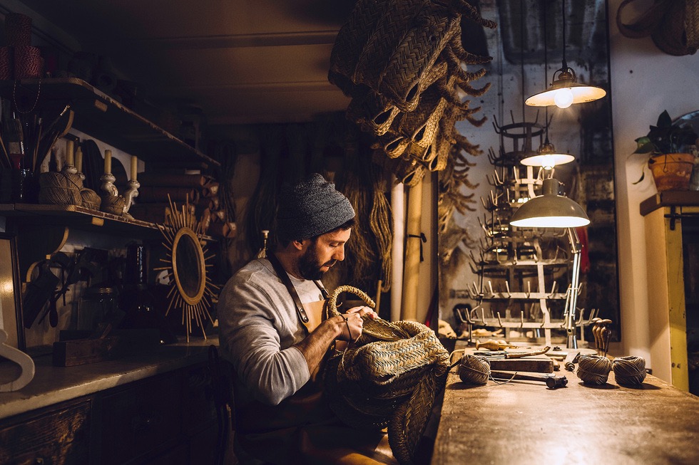 Javier Sánchez Medina | Contemporary Craft, Natural Fibre Design, Madrid